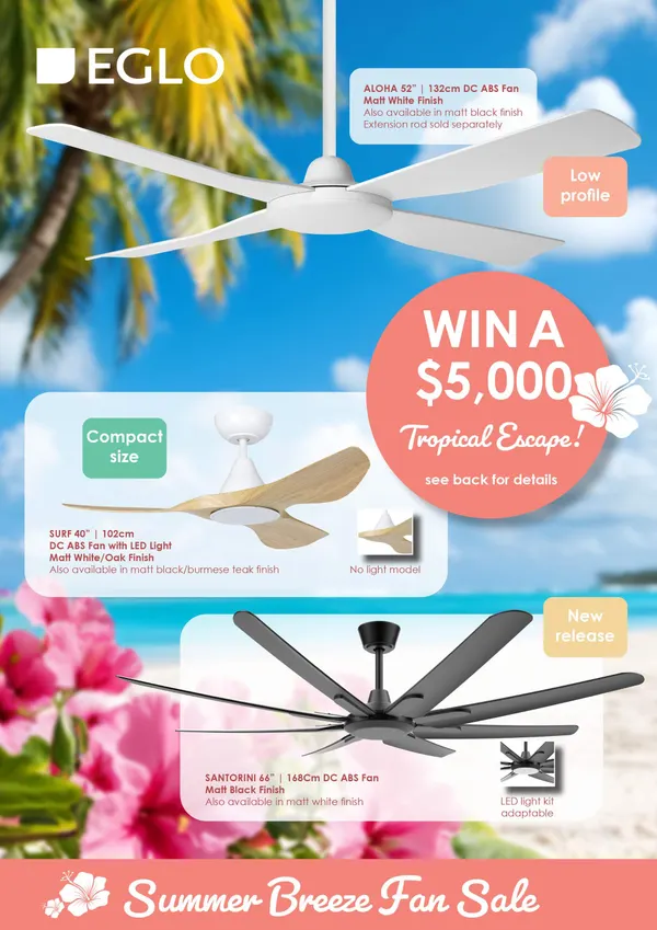 Eglo Summer Fan Catalogue cover