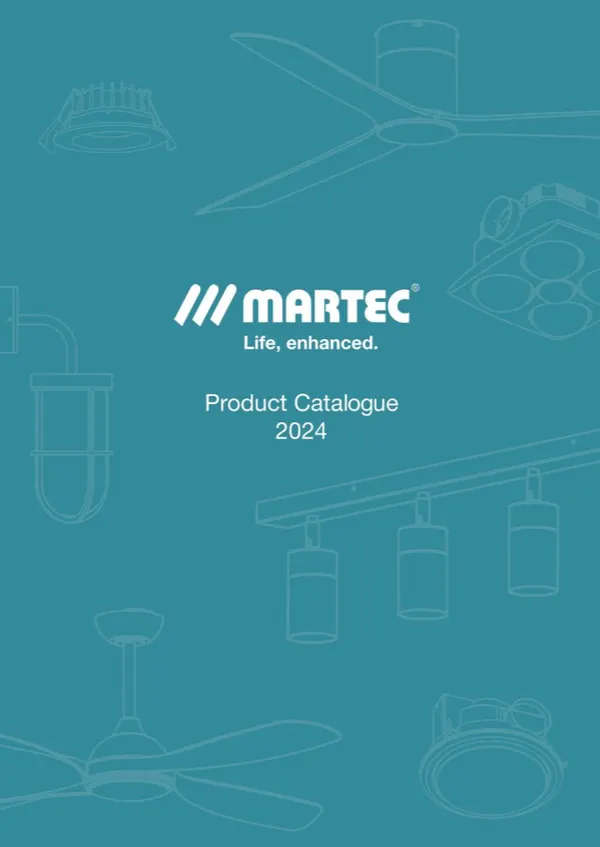 Martec Fan & Lighting Catalogue cover