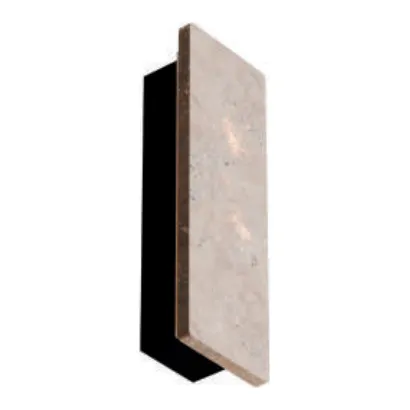 Calibo Orville Travertine Linear Backlit Wall Light