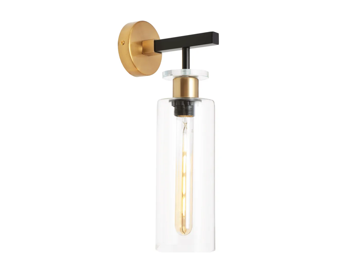 Cougar Lighting Bourne Glass Cylinder Wall Light