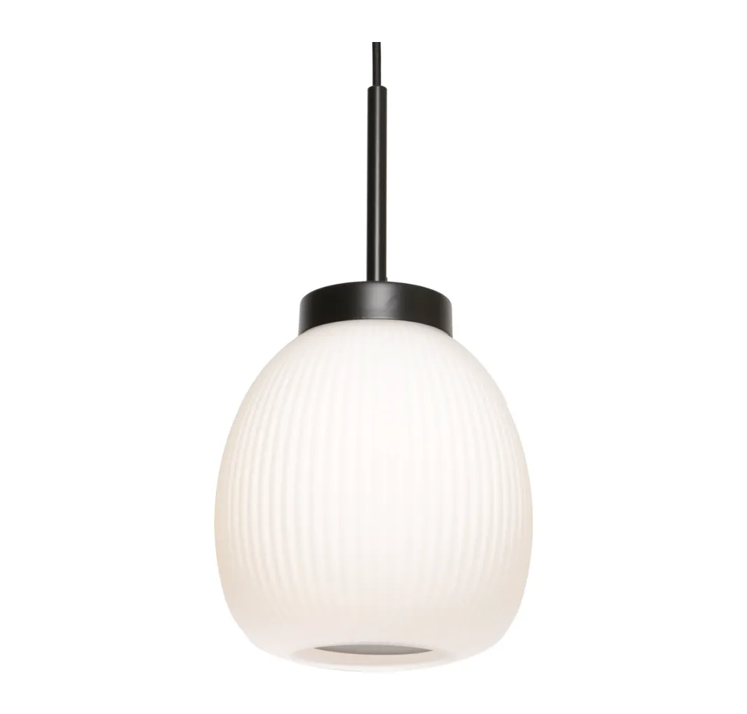 Cougar Lighting Garman Ribbed Glass Pendant
