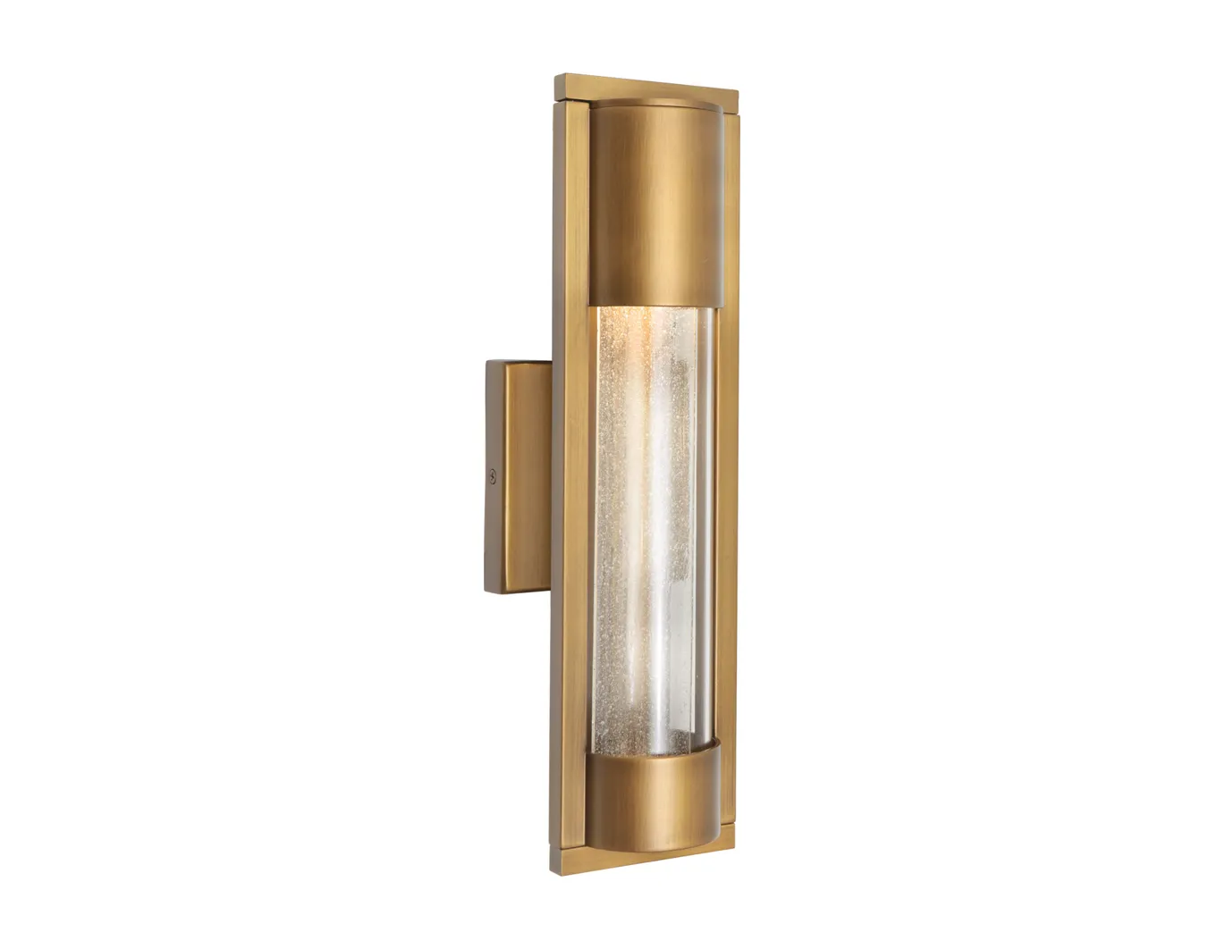 Cougar Lighting Marburg Exterior Wall Light in Aged Brass