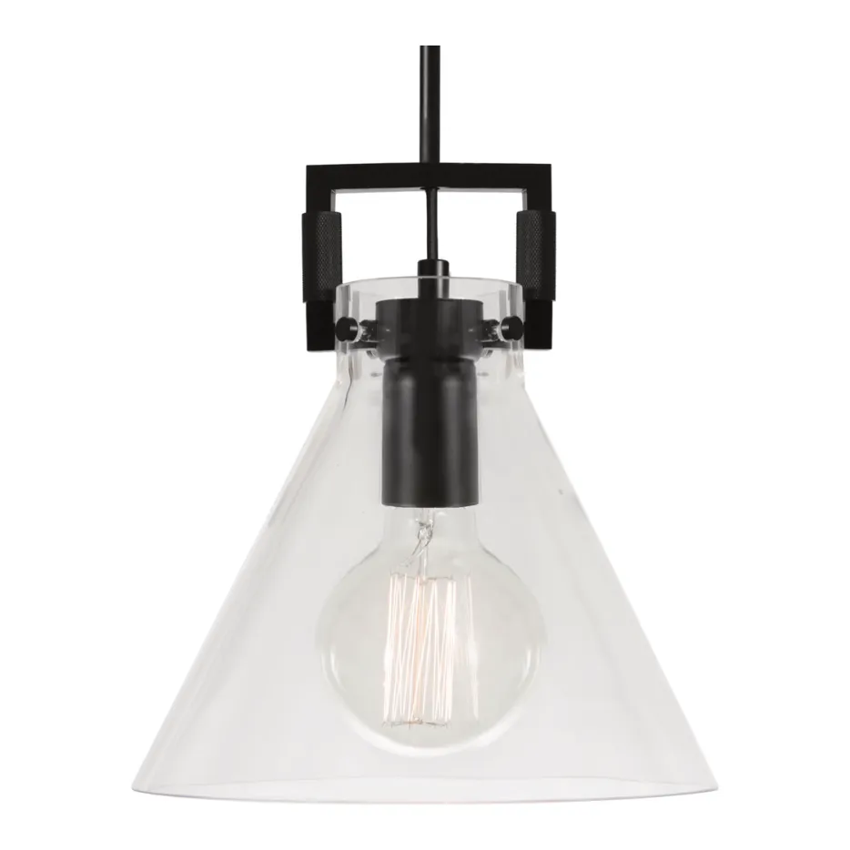 Cougar Lighting Pierre Glass Cone Pendant