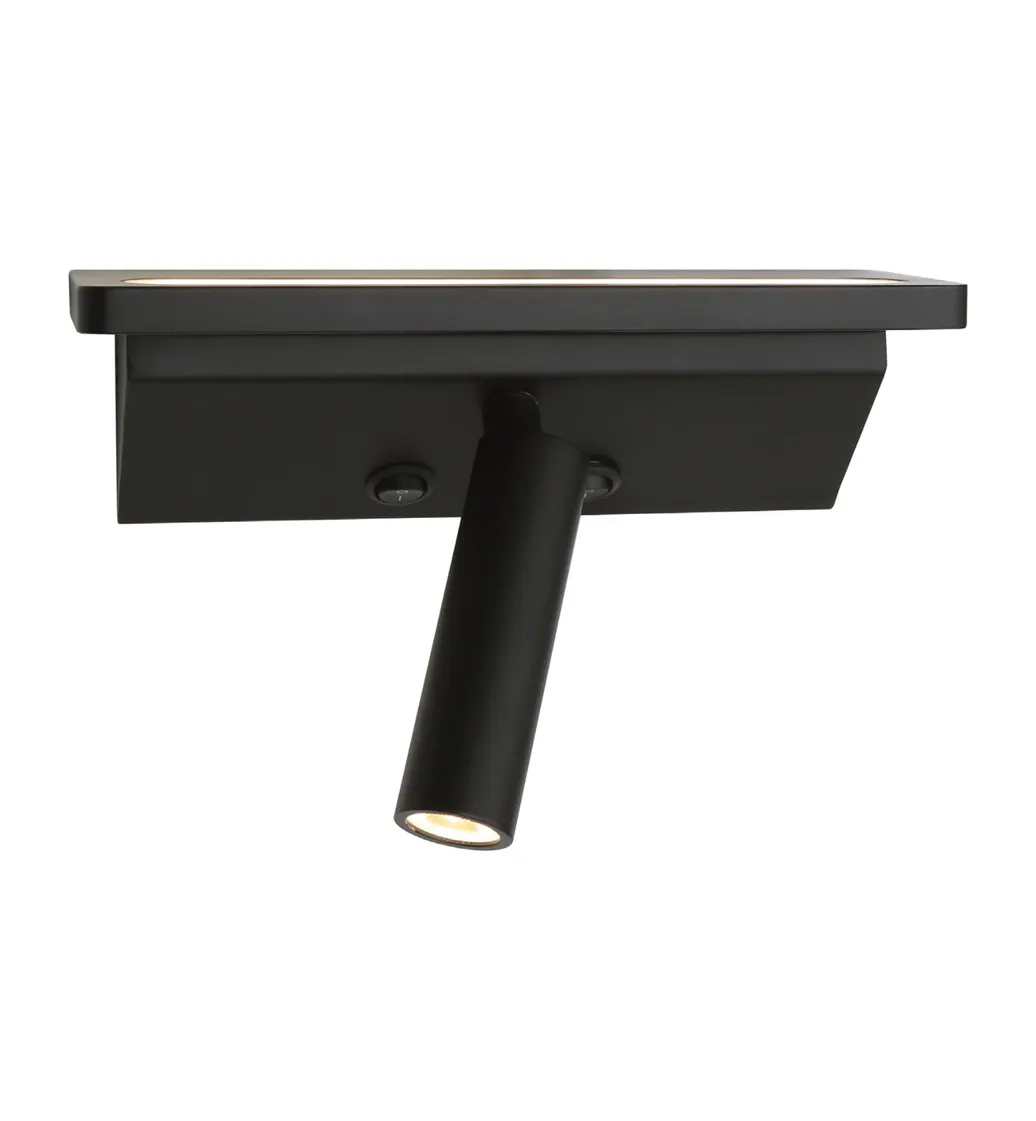Cougar Lighting Scania LED Uplight and Reading Wall Light