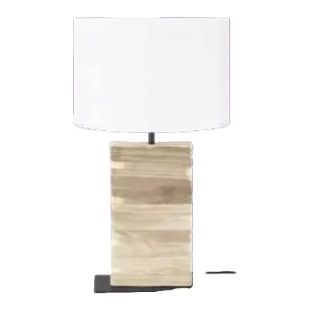 Eglo Contessore Rectangular Timber Table Lamp