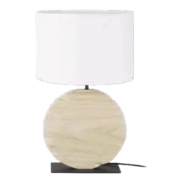 Eglo Contessore Round Timber Table Lamp