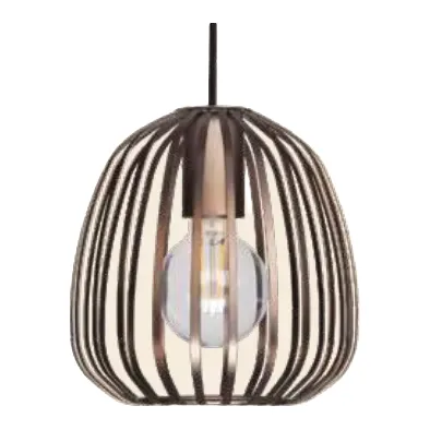 Eglo Espinal Bronze Cage Pendant in Single Ø 200mm