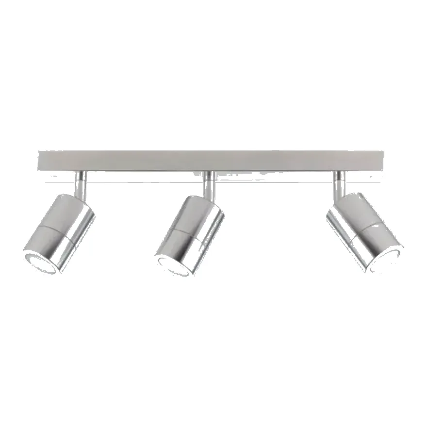 Eglo Fremantle Exterior Spotlight Bar in Titanium, 2 light
