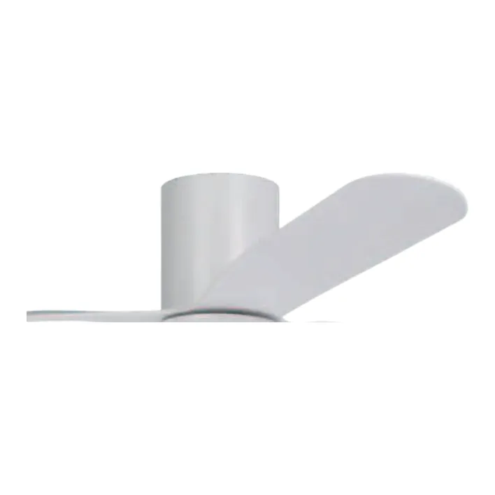 Eglo Iluka Hugger Low Profile DC Ceiling Fan in 52", No light, White