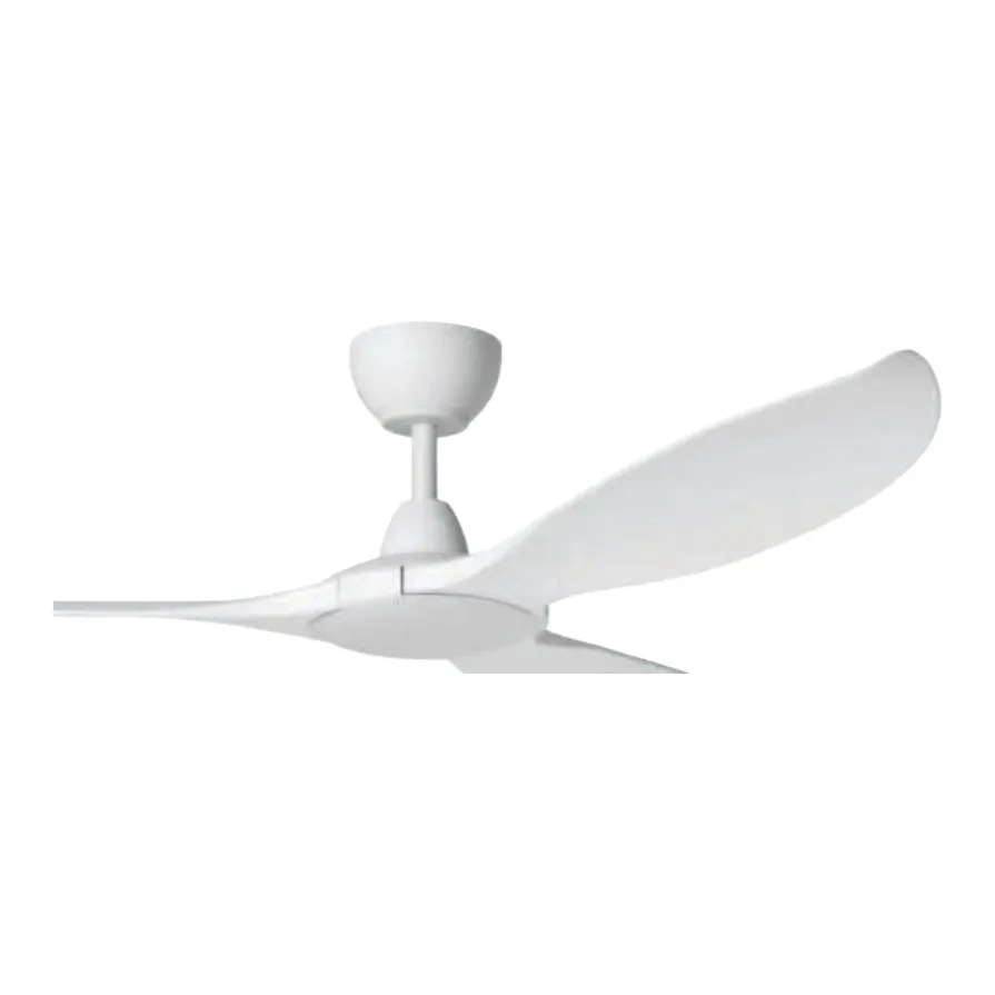 Eglo Kurrawa IP55 DC Ceiling Fan in 60", No light, White