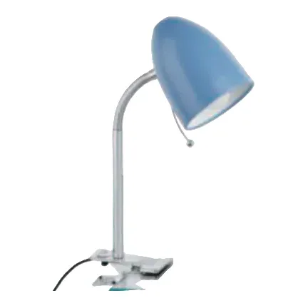 Eglo Lara Clip-On Lamp in Pastel blue