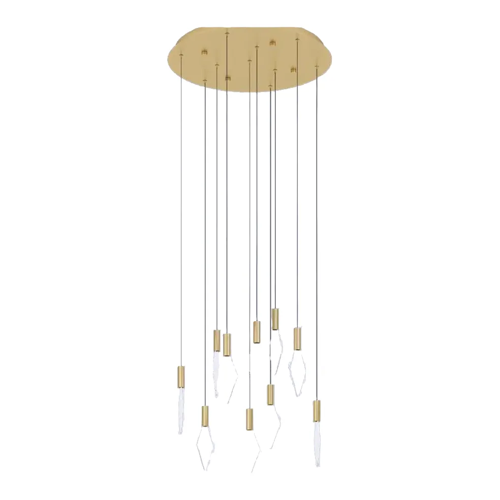 Eglo Mirador Crystal Drop Cluster Pendant