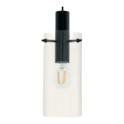 Eglo Montefino Clear Glass Cylinder Pendant