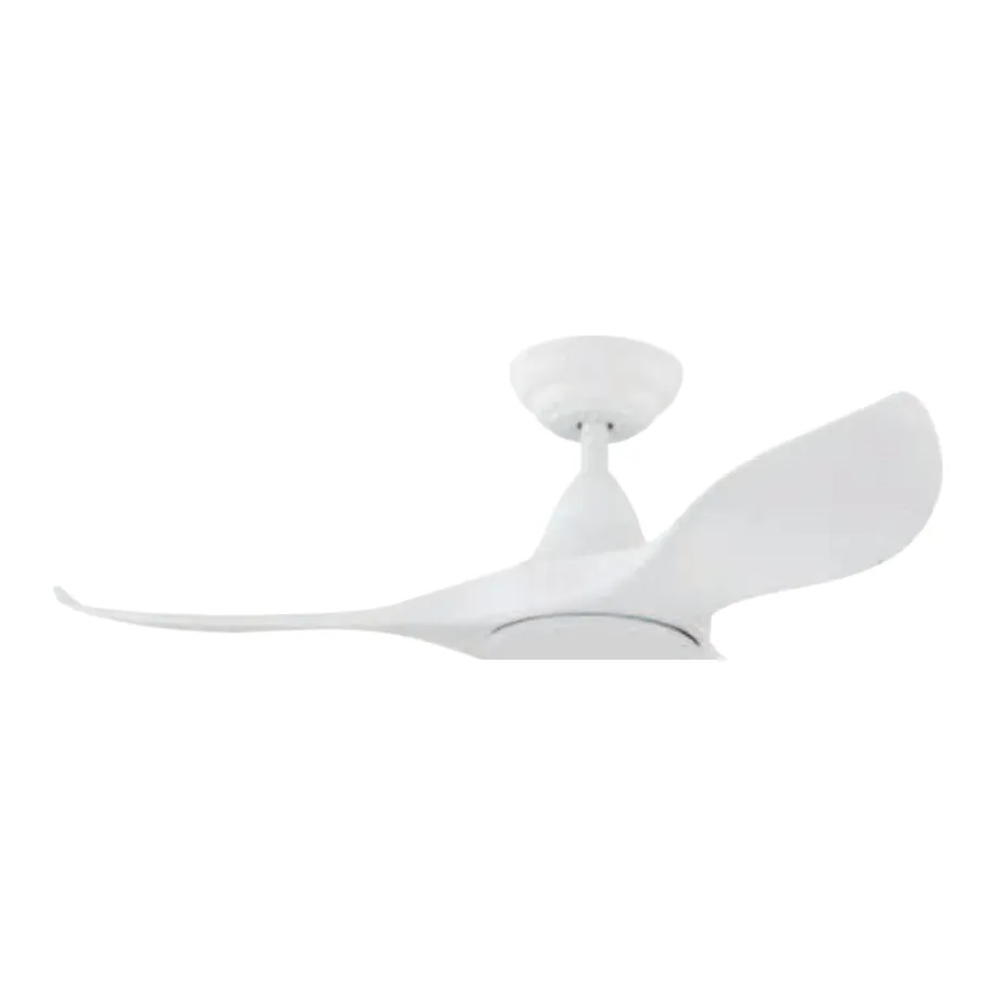 Eglo Noosa DC Ceiling Fan in 40", No light, White