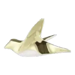 Eglo Paratebueno Bird LED Pendant in Single, Brass
