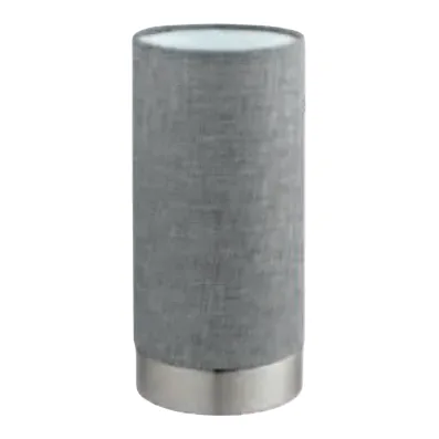 Eglo Pasteri Touch Lamp in Grey linen