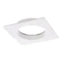 Eglo Roystar Square Downlight Trim in White