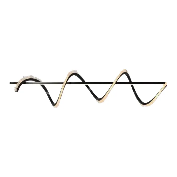 Eglo Scarlett Crystal Wave LED Linear Pendant
