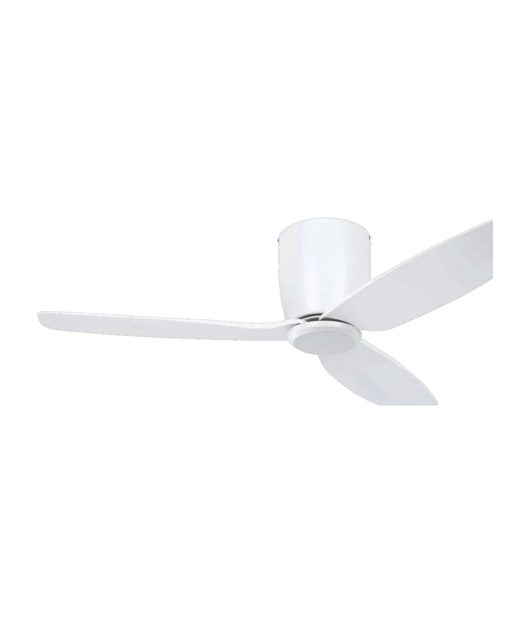 Eglo Seacliff Low Profile DC Ceiling Fan in 44", No light, White