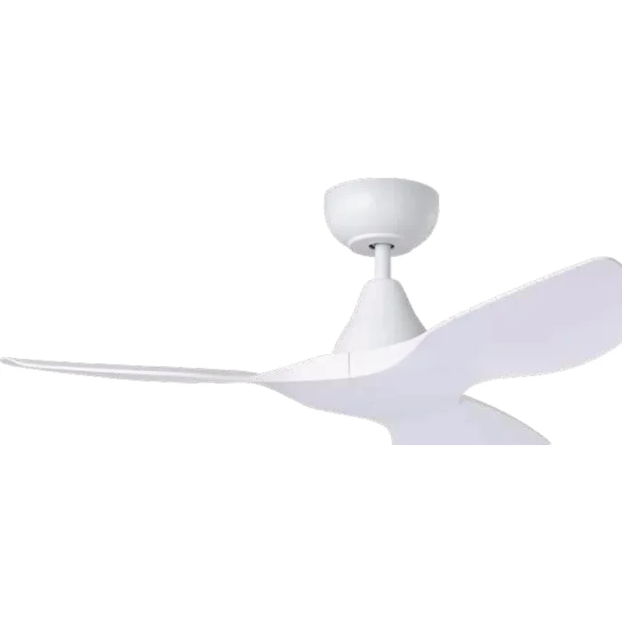 Eglo Surf DC Ceiling Fan in 40", No light, White