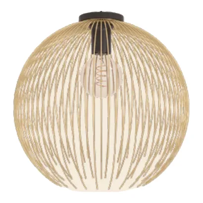 Eglo Venezuela Gold Wire Globe Pendant