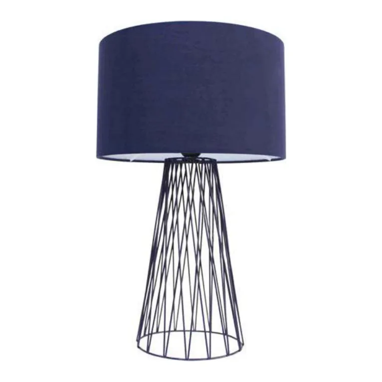 Lexi Lighting Albus Table Lamp in Navy Blue