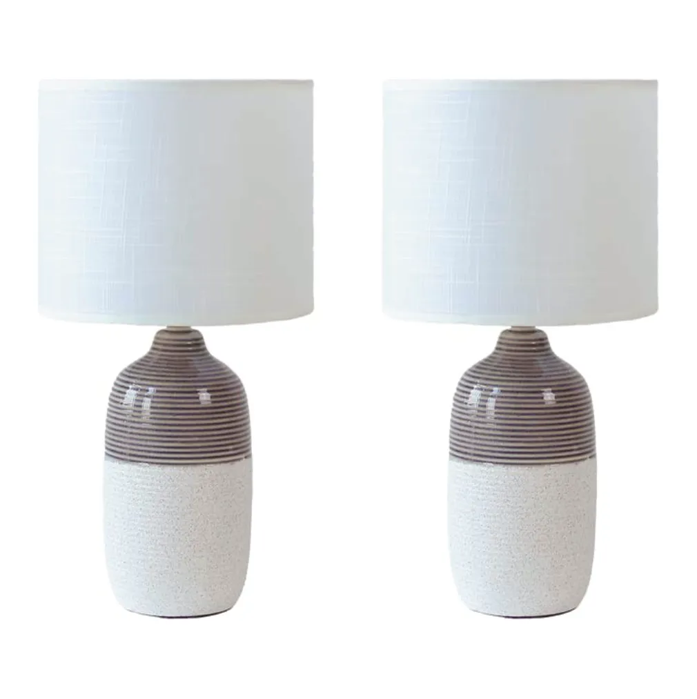 Lexi Lighting Botany Ceramic Table Lamp (Set of 2)