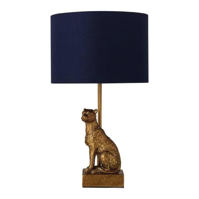 Lexi Lighting Cheetah Sitting Table Lamp