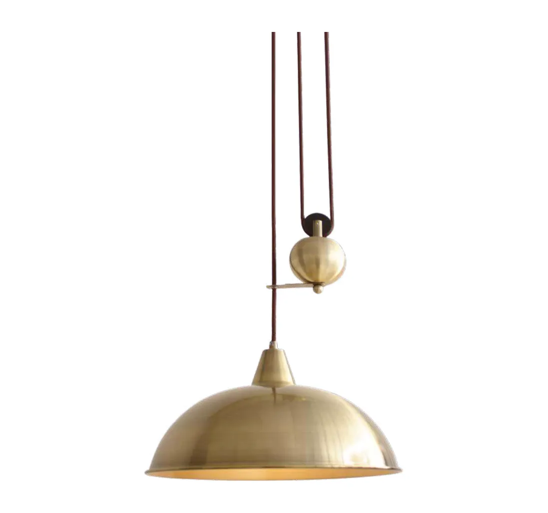 Lexi Lighting Jess Rise and Fall Pulley Pendant