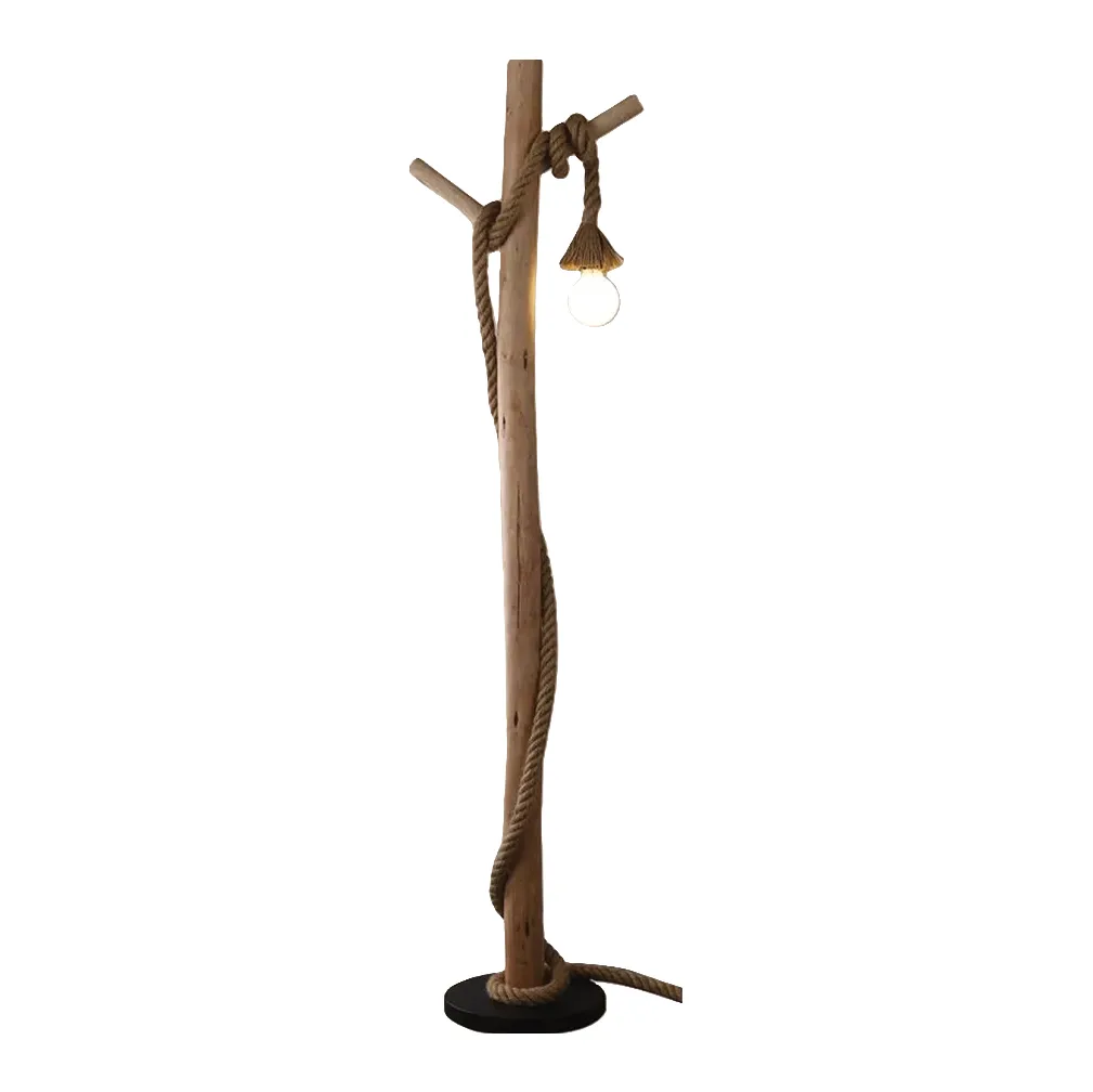 Lexi Lighting Lea Timber Floor Lamp