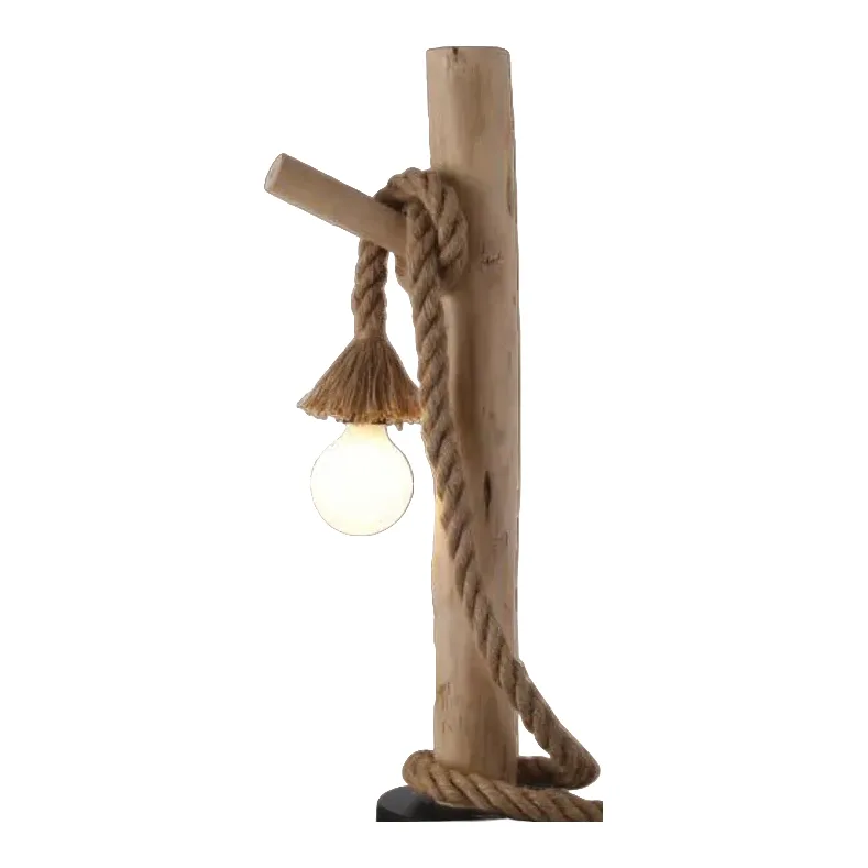 Lexi Lighting Lea Timber Table Lamp in 