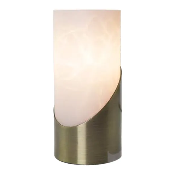 Lexi Lighting Marc Touch Table Lamp in Antique Brass