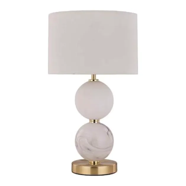 Lexi Lighting Murano Table Lamp in Brass