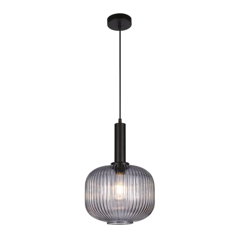 Lexi Lighting Tius Fluted Glass Pendant Light