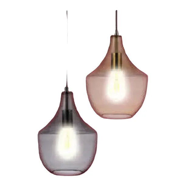 Lighting Network 1 Light Glass Bell Pendant