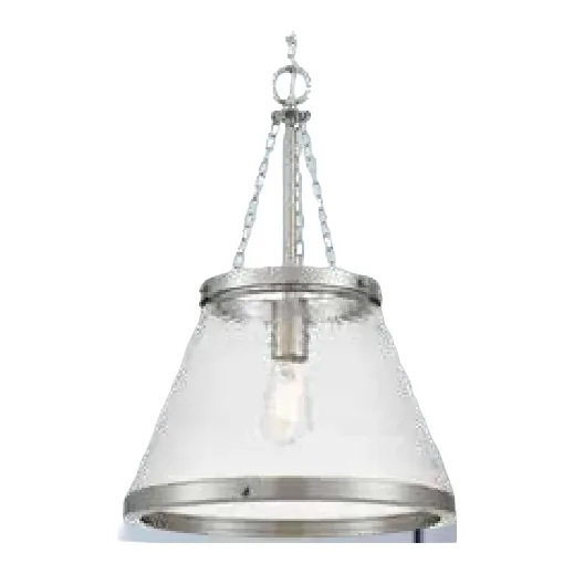 Lighting Network 1 Light Glass Chain Pendant