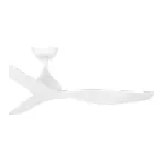 Martec Avoca DC Smart Ceiling Fan in Fan only, 1220mm, Matt White