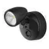 Martec Bandit LED Security Light in Single head, Matt Black