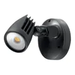 Martec Fortress Pro LED Security Light in Single head, Matt Black