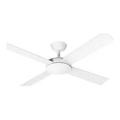 Martec Proton DC Ceiling Fan with Wall Control in Fan only, 1220mm, Matt White