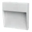 Martec Regis Square Surface LED Step Light in White