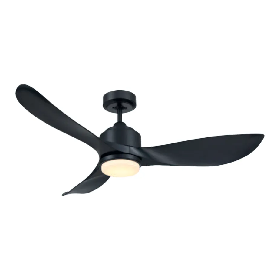 Mercator Eagle II DC Ceiling Fan in 122cm, Black, No light