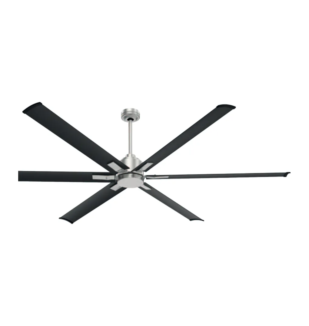 Mercator Rhino II DC Ceiling Fan in 1829mm, Brushed Chrome, No light