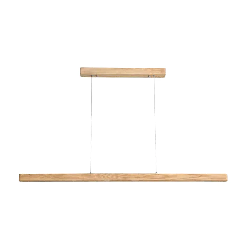 Oriel Lighting Alpha.150 Ash Wood LED Linear Pendant