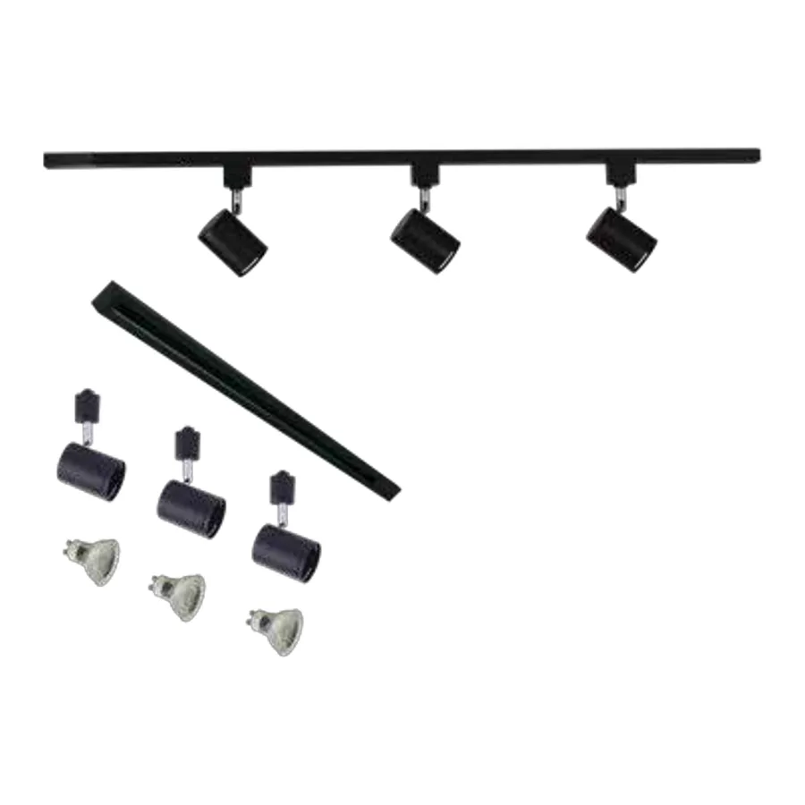 Oriel Lighting Baril 3 Light Track Kit