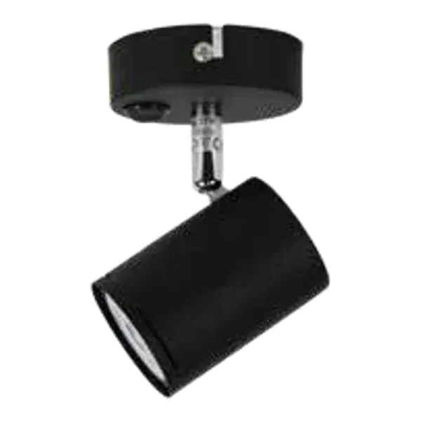 Oriel Lighting Baril Adjustable GU10 Wall Light in Black