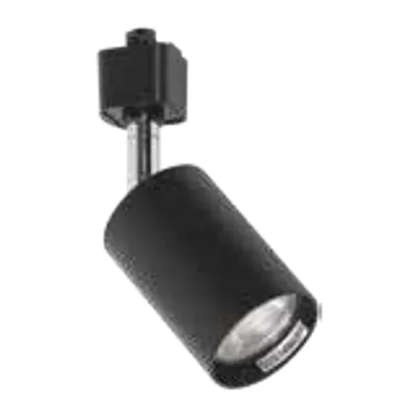 Oriel Lighting Bridge GU10 Track Spotlight Head in Black