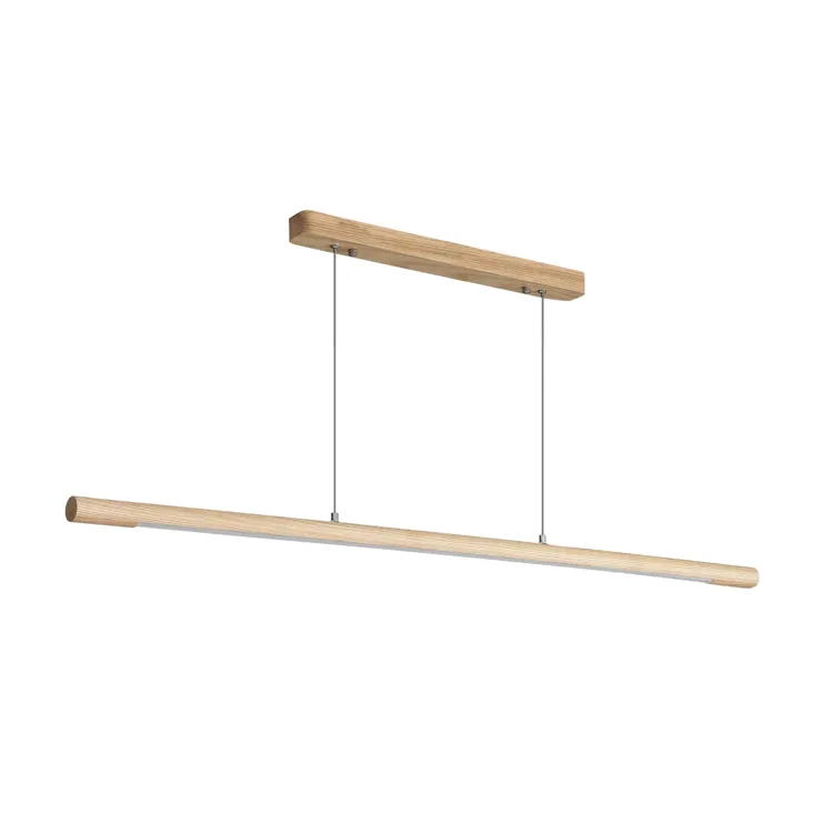 Oriel Lighting Caber.120 Ash Wood LED Linear Pendant