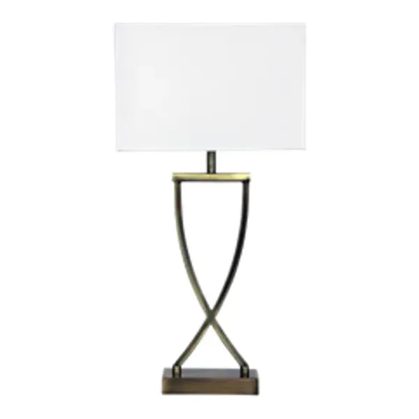 Oriel Lighting Chi Table Lamp in Antique Brass