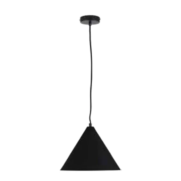 Oriel Lighting Conic Pendant in 28cm, Black